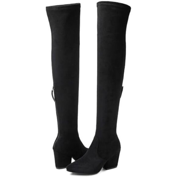 N.N.G Women's Over The Knee Boots Thigh High Suede Pointed Toe, Size 8.5, New - Picture 3 of 4